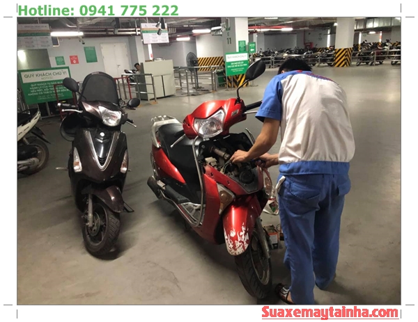 Sửa xe máy tại nhà