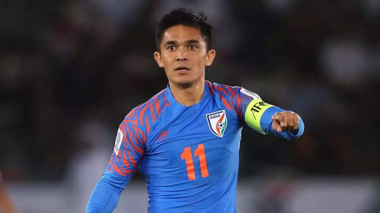 I'm playing my last games, so FIFA ban on India will be catastrophic: Sunil Chhetri | Football News - Times of India