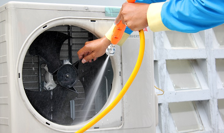Vệ sinh dàn nóng điều hòa âm trần Hướng dẫn vệ sinh máy lạnh âm trần đơn giản tại nhà